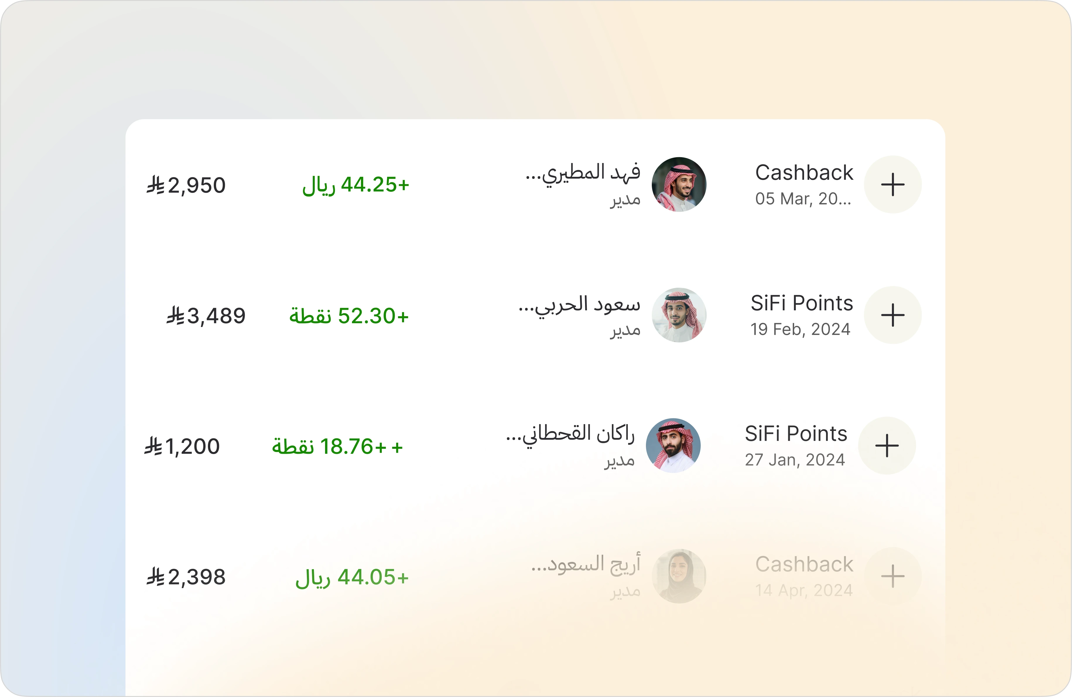 اكسب كاش باك أو نقاط ساي فاي_card